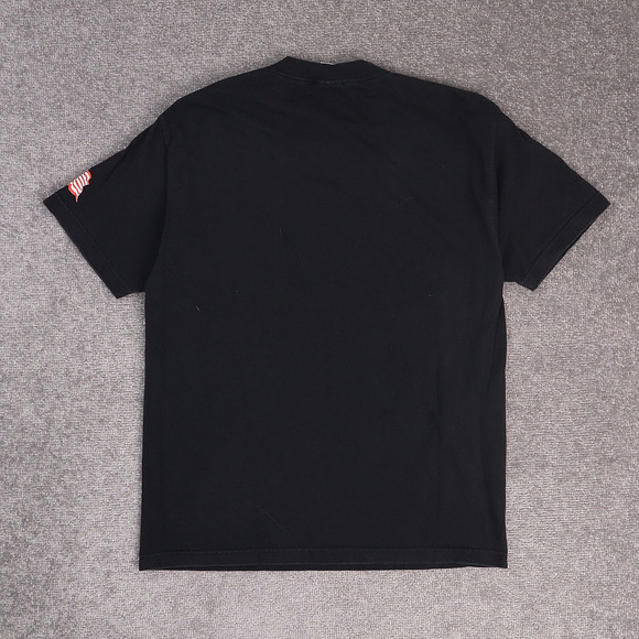 VTG 90s Power 92 Classic Rock Radio Station Large Black Short Sleeve T-Shirt - Picture 4 of 9